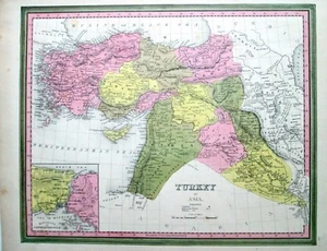 1846 TURKEY in ASIA * SYRIA ARMENIA Constantinople etc* TANNER VG+ ORIGINAL - Picture 1 of 3