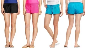 Neu mit Etikett Old Navy Damen-Boardshorts elastischer Bund Farbblock 2 Zoll Bademode XS M  - Bild 1 von 8