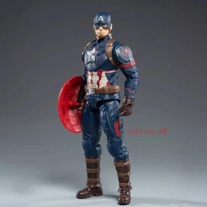 ZD Toys Marvel Authentic Captain America Action Figure14in Collezione Giocattoli Regalo - Foto 1 di 7