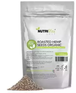 5 LB (80oz) 100% PURE ROASTED HEMP SEEDS VEGAN GLUTEN-FREE nonGMO ORGANIC GROWN - Picture 1 of 2