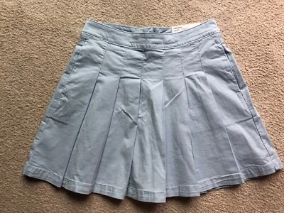 Falda Tenis American Eagle AE Cintura Súper Alta Plisada Azul Claro Talla 2 Nueva Foto 1 de 4