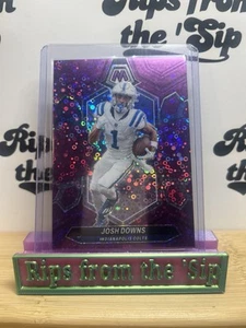 2024 Panini Mosaic - Josh Downs #95 No Huddle Purple Mosaic Prizm /50 - Picture 1 of 2