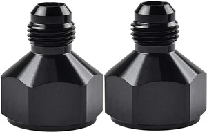 2Pcs 10AN Female to 6AN Male Flare Reducer Fitting Fuel Cell Bulkhead Adapter - Picture 1 of 12