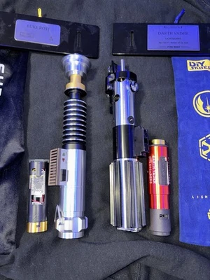 Lote de sables de luz Neopixel Ep6 Darth Vader & Luke Proffie Board Artsabers/89Sabers Foto 1 de 4