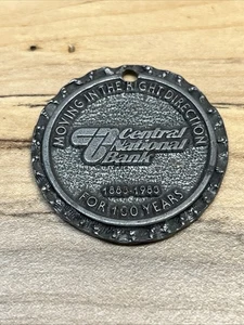 1983 Central National Bank Greencastle, Ind. Schlüsselanhänger *B924 - Bild 1 von 2