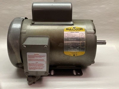Baldor,L3505,Industrial Motor 1/2HP 115/208-230V 1140RPM 56/56H 1ph - Image 1 of 4