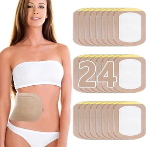 24 Stück Rizinusöl Packung Verpackung, Bio Baumwolle Rizinusöl Pflaster Einweg, Self-A - Bild 1 von 8