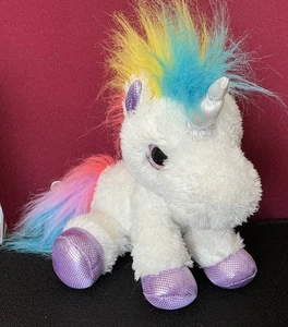 Plüschtier Einhorn Unicon Sparkle + Tales Aurora Regenbogen Mähne Kuscheltier - Bild 1 von 6