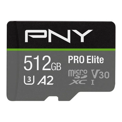 PNY FC 512GB Pro Elite MicroSD NEW - Image 1 of 4