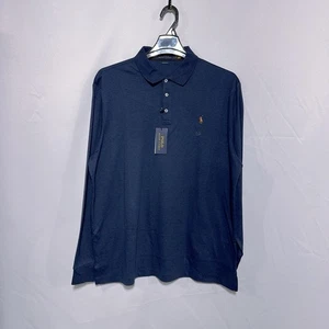 Polo Ralph Lauren Para Hombres Calce Clásico Algodón Suave Manga Larga Color Poni - Imagen 1 de 10