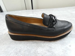 Neutralizer Shoe Women 11 Black Emmal Penny Loafer Chain Dressy Casual Comfort - Picture 1 of 13