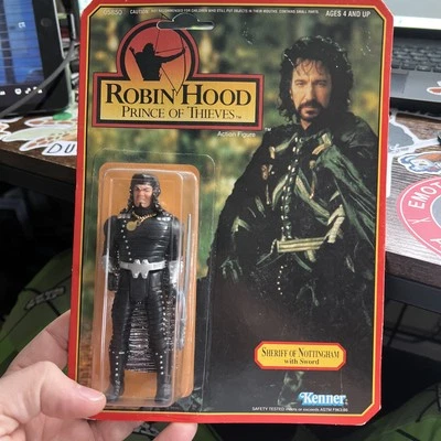 Robin Hood Príncipe de los Ladrones Sheriff de Nottingham Kenner 1991 Alan Rickman  Foto 1 de 4