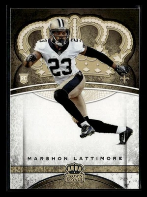 2017 Panini Crown Royale #98 Marshon Lattimore - Image 1 of 2