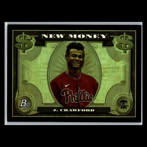2023 Bowman Platinum - #NM-16 Justin Crawford New Money - Philadelphia Phillies - Picture 1 of 2