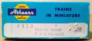HO SCALE ATHEARN GE C44-9W CSX #9003 4918 - Picture 1 of 11