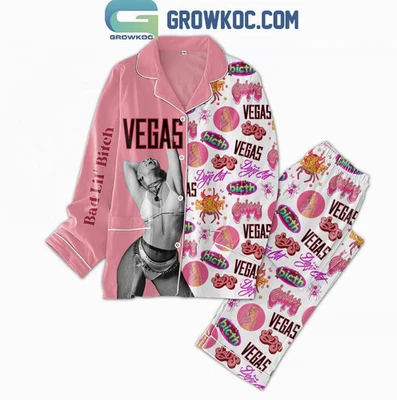 Conjunto de pijama Doja Cat Bad Lil Btch Vegas sem bolso - Imagem 1 de 2