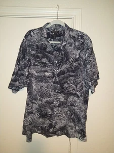 Camisa para hombre Banana Republic de algodón orgánico calce relajado con botones talla XL - Imagen 1 de 6