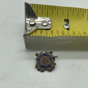 Vintage United States Coast Guard Sterling Silver Pin U.S. Military - Picture 1 of 2