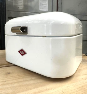 White Retro Style Wesco Bread Bin - Picture 1 of 6