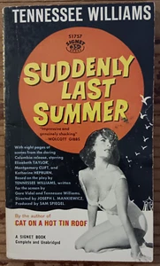 Suddenly Last Summer, Screenplay version, paperback, Signet Books - Picture 1 of 3