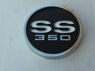 NEW Chevy Camaro Chevelle SS 350 Super Sport Man Cave Round Emblem Garage Art - Image 1 of 4