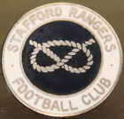 Stafford Rangers Vintage Badge Maker Coffer London Brooch Pin In Gilt 25Mm Dia