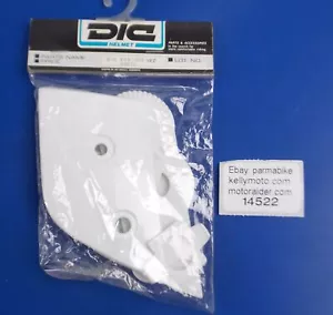 DIC HELMET R-21 RATCHET SET WHITE MOTORCYCLE SCOOTER CAR RACING - Picture 1 of 3