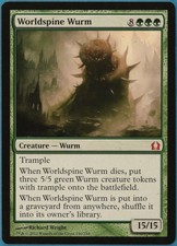 Worldspine Wurm Return to Ravnica NM Green Mythic Rare CARD (244270) ABUGames