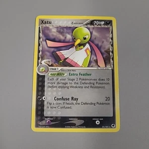 Pokémon TCG Xatu (Delta Species) EX Dragon Frontiers 25/101 Regular Rare Creased - Bild 1 von 3
