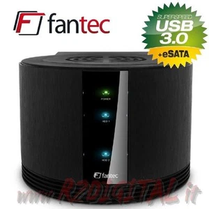 BOX FANTEC SQ-X2RU3e﻿ 2 DOPPIO HARD DISK 3.0 eSATA RAID PROTEZIONE DATI NAS﻿  - Picture 1 of 1