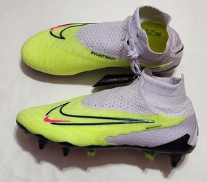 Men's Sz 6/7.5 W Nike Phantom GX Elite DF SG-PRO AC P Barely Volt NBY FD0260-705 - Picture 1 of 9