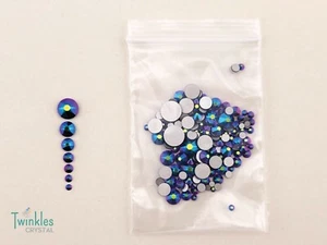 Swarovski Mix Sizes (144pcs) FlatBack Crystal Nails Decoration Rhinestone Color - Picture 1 of 14