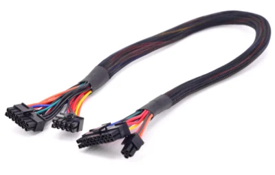 AYA 25" 24-Pin (20+4) ATX to 14Pin + 10Pin Power Supply Cable for Corsair HXi - Image 1 of 4