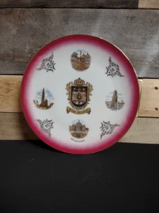 Vintage Belgium Antwerp 100 Jahre Bareuther Waldsassen Collector's Plate - Picture 1 of 4