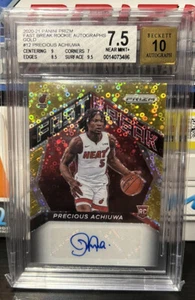 2020-21 Panini Prizm Precious Achiuwa Fastbreak Auto Gold /10 BGS 7,5 BGS 10 - Bild 1 von 3
