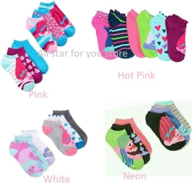Trolls Socks 6 Pair Socks Trolls Socks Dream Works 9-11 - Image 1 of 4