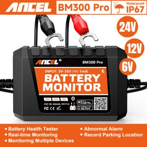 ANCEL BM300 Pro Car Battery Tester Car Battery Analyzer Charging Cranking Test - Picture 1 of 13