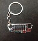 Car Grill / 4x4 Grill Silver Coloured Small Keyring. Free UK Postage. UK Shop K6