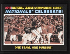 2020 Topps Heritage   Nationals Celebrate! NLCS #206 Washington Nationals