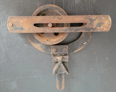 Antique Barn Door Roller Steel (x1) Cover