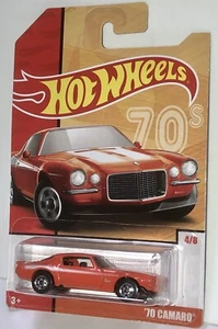 HOT WHEELS 2017 DECADES SERIES ‘70 CAMARO TARGET EXCLUSIVE ORANGE 1/64 SCALE - Picture 1 of 8