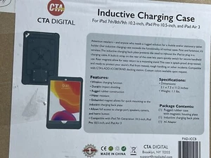 Custodia caricatore a induzione wireless iPad antispruzzi e antiurto cinturino a mano sul retro - Foto 1 di 5
