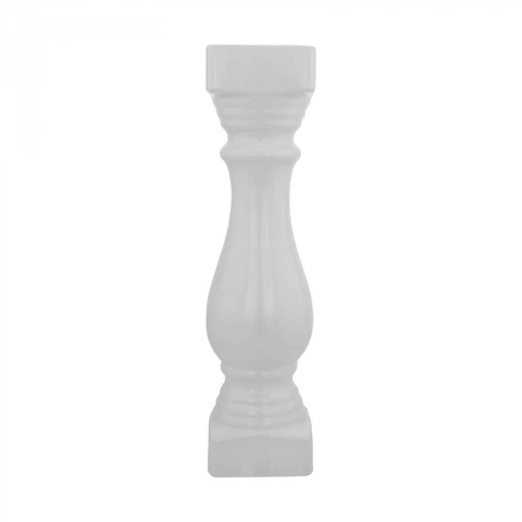Baluster Leg White Ceramic Balustrade Part 20.25" H Stair Railing Balusters Cover