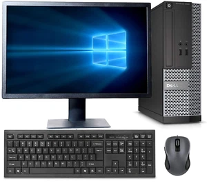 Dell Optiplex 3020 PC SFF Computer & Monitor i5 Quad Core + SSD Windows 11 - Picture 1 of 6