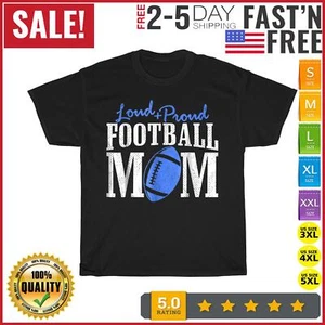 Football Mom Vintage T Shirt Men Fashion 2023 Women T Shirt Short Sleeve Cotton - Picture 1 of 9