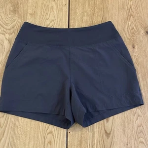 Patagonia Women’s Happy Hike Shorts 4” Sz S Black Comfort Stretch Pockets - Picture 1 of 5