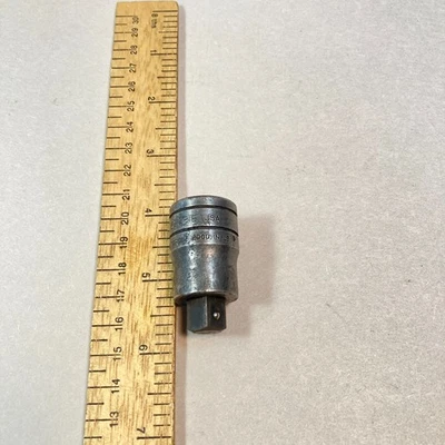 Snap-on 3/8" Socket Adapter Non-Impact 1/2" Drive SAE #GASF1E USA - Image 1 of 4