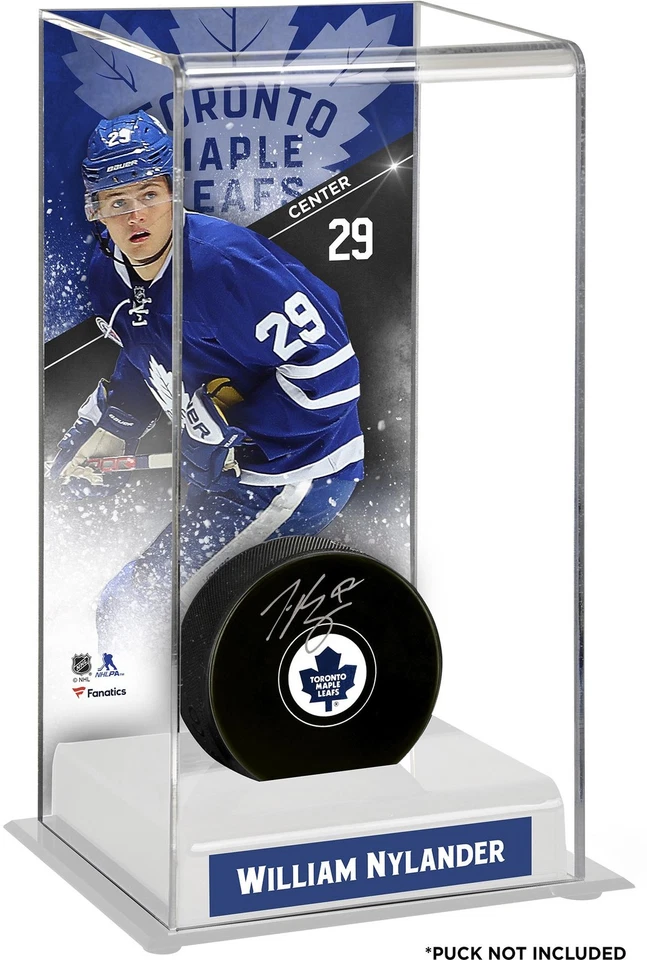 William Nylander Maple Leafs Deluxe Tall Hockey Puck Case-Fanatics - Image 1 of 1