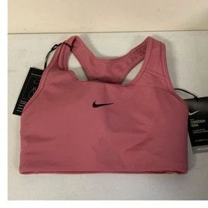Nike Sport-BH Damen XS Pro Swoosh Medium, Desert Berry - Bild 1 von 6