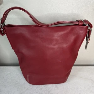 Vintage Coach 2002 rot Leder Soho Bucket Reisetasche Legacy Handtasche Stil 9186 - Bild 1 von 20